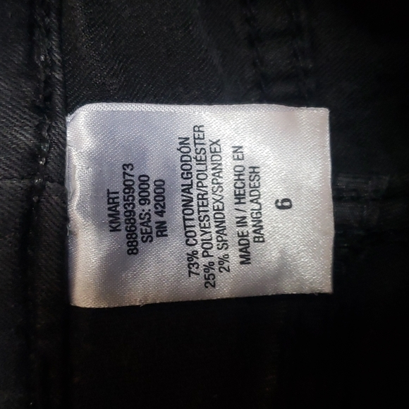 Basic Editions Black Jeans - Picture 4 of 5